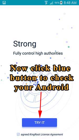 click to analyse android